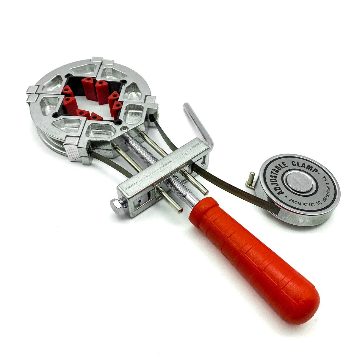 Baladonia Steel Band Clamp with Cast Alloy Corners - High-quality, versatile woodworking tool for precise and secure clamping