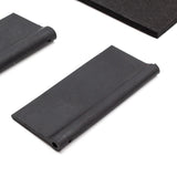 Set of 8 Contour Profile Sanding Pads Foam & Rubber in action on curved wood surface
