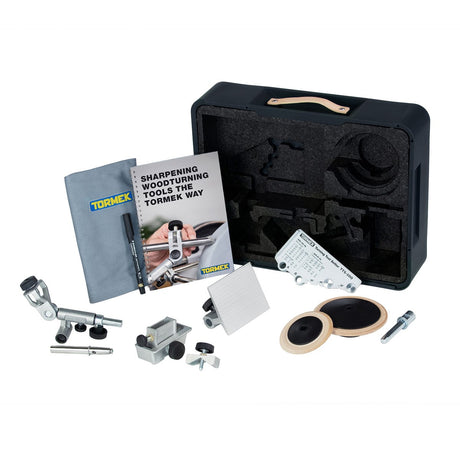 Tormek Woodturners Accessory Set on Wetstone Grinder - High-quality sharpening system for woodworking enthusiasts and pros