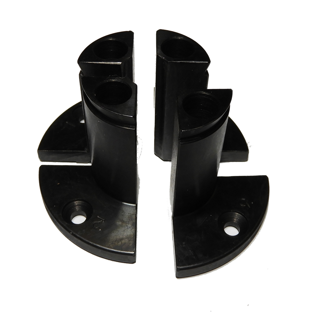 Vicmarc Pin Jaws for VM90/100 lathe, suitable for turning small spindle work like earrings & chess pieces. Great for salt & pepper shakers
