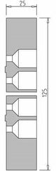 Vicmarc Plastic Jaws 125mm for VM90/100 Chuck on Lathe - Acetyl material for custom chuck jaws
