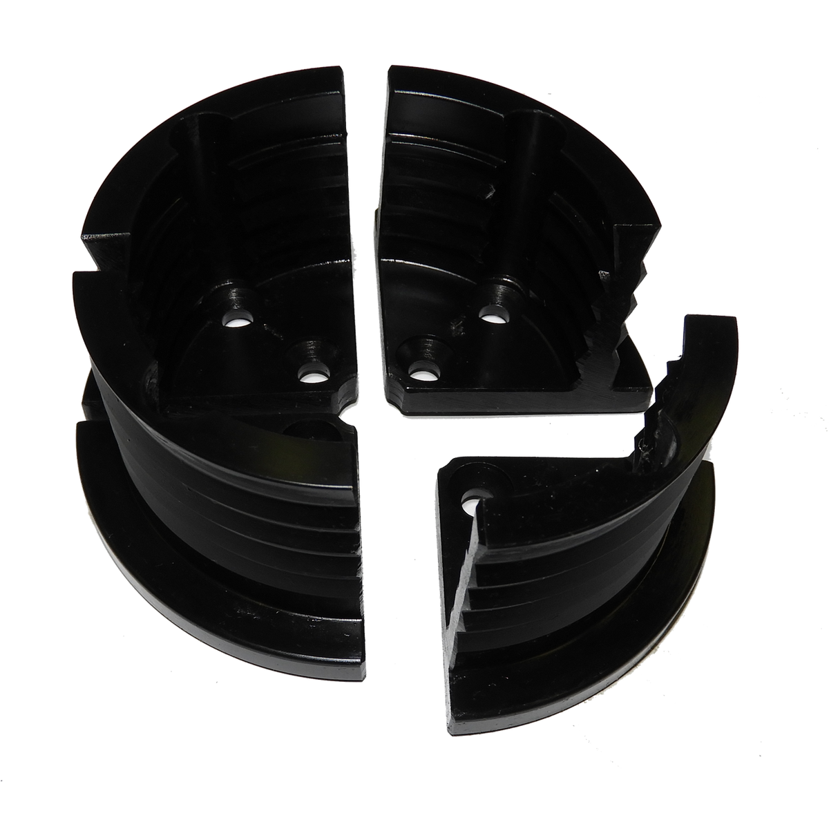 Vicmarc Shark Jaws for VM90/100 lathe chuck - serrated jaws for secure grip on cylinder spigots