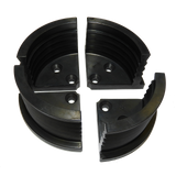 Vicmarc Shark Jaws VM90/100 - Serrated jaws for secure grip on cylinder spigots, ideal for turning long work pieces