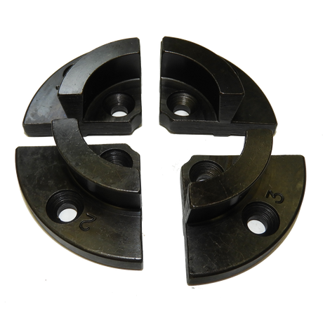 Vicmarc Standard Jaws for VM90/100 Chuck on a white background, showcasing internal dovetail angle