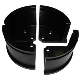 Vicmarc Shark Jaws for VM120/150 lathe chuck, showing serrated inner and outer surfaces for secure grip on cylinder spigots