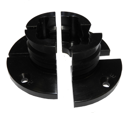 Vicmarc Shark Jaws for VM120/150 lathe chuck, with serrated inner and outer surfaces for secure grip on cylinder spigots