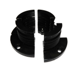Vicmarc Shark Jaws for VM120/150 lathe chuck, featuring serrated inner and outer surfaces for secure grip on cylinder spigots