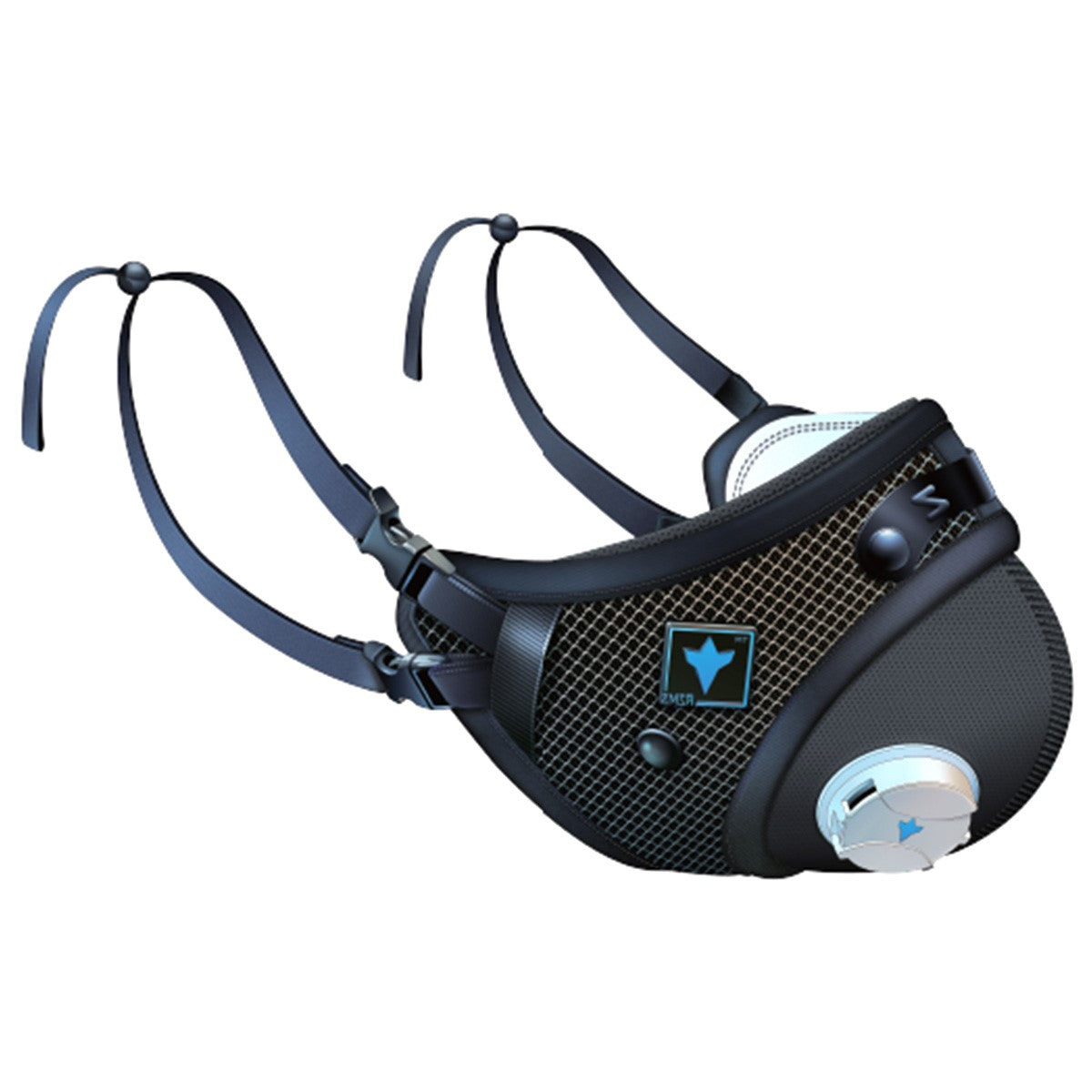 RZ Mask M3 Dust Face Mask in Black Mesh, Adjustable Straps. Ideal for hot dusty workshops and woodworking tasks