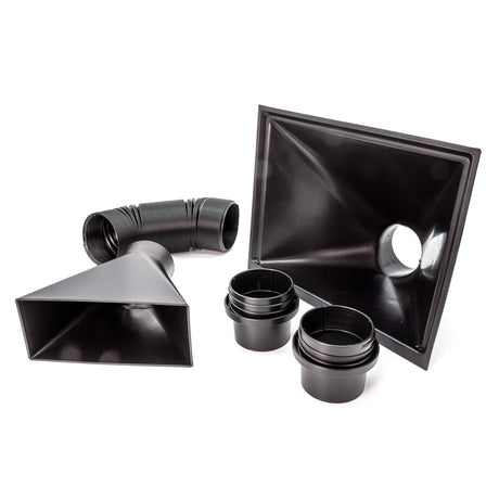 Sherwood 4in Dust Extraction Hood Kit with Threaded Splice Connectors for clean workshop air