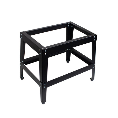 Sherwood Steel Pedestal Stand for Benchtop Router Tables in workshop setting