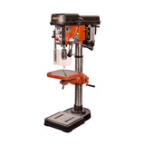 Sherwood 750W EVS Drill Press showcasing robust construction and precision control