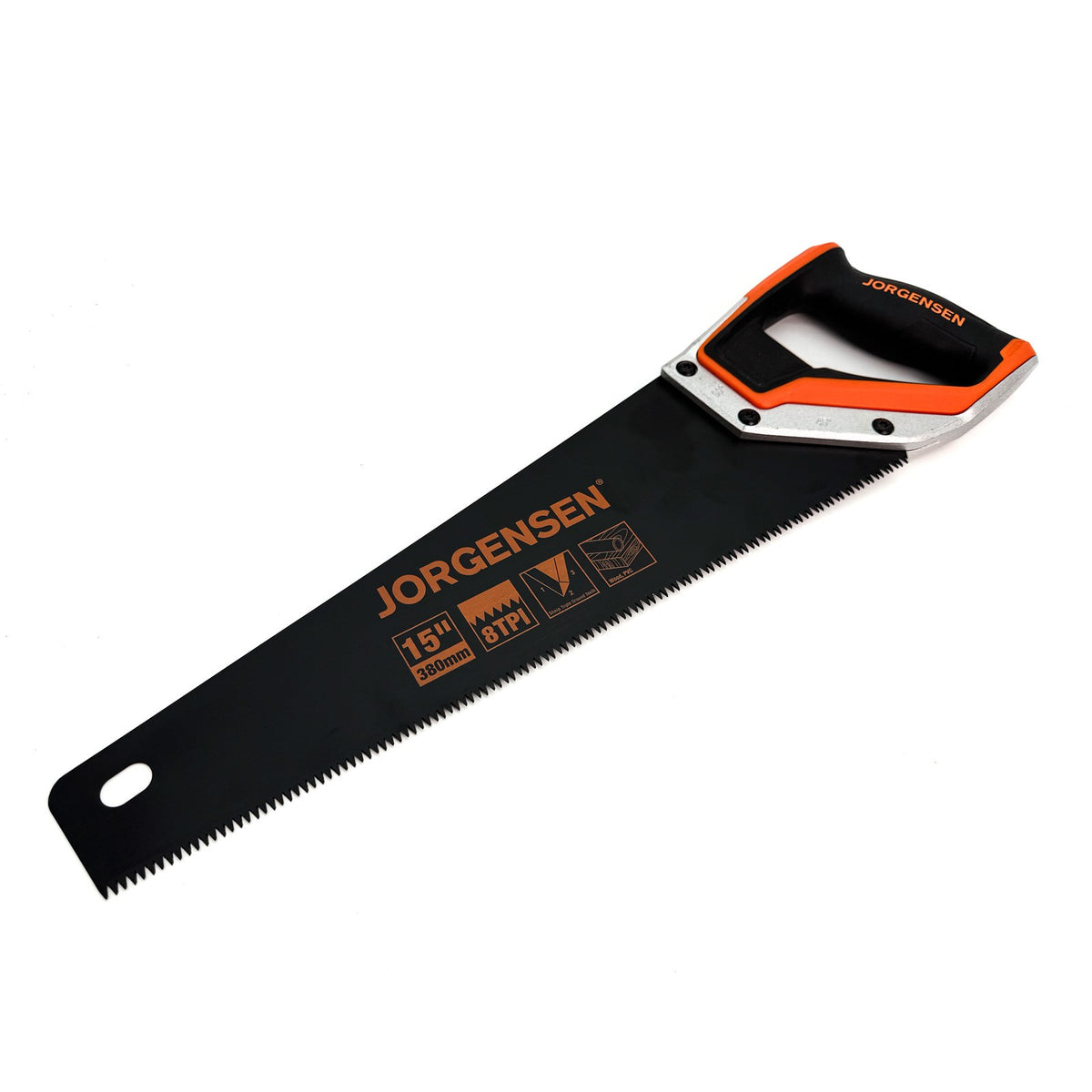 Pony Jorgensen 15in handsaw with Teflon coating, ideal for aggressive cutting tasks