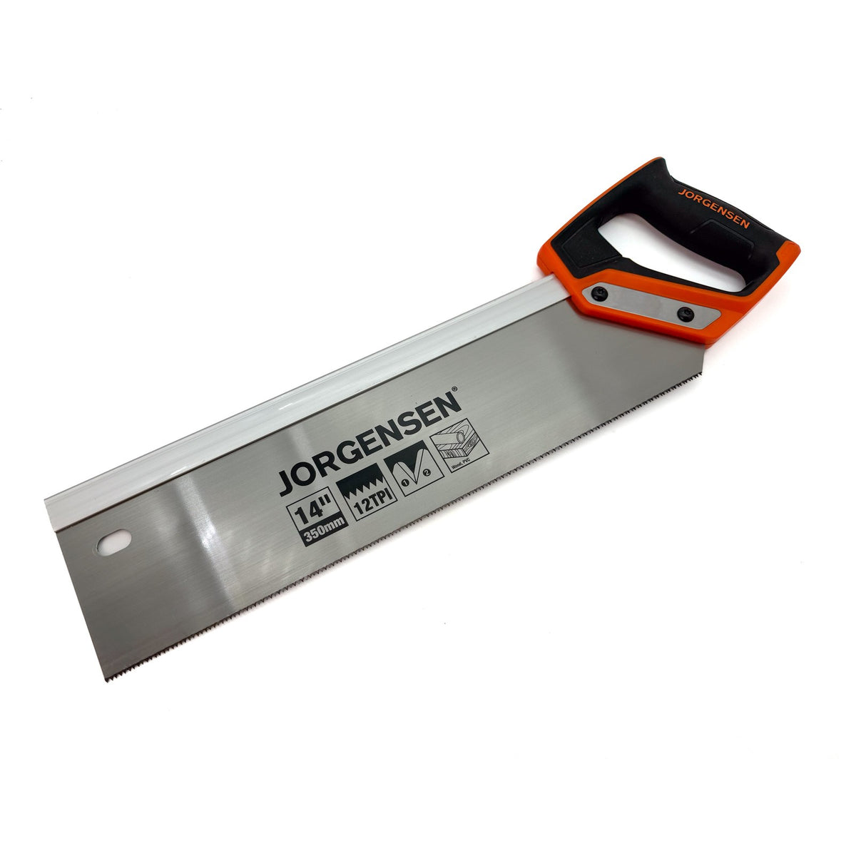 Pony Jorgensen 14in Tenon Saw with 12 TPI Fine Cut Teeth in action