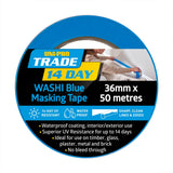 UniPro Washi Masking Tape 48mm x 50m in use for precision woodworking task