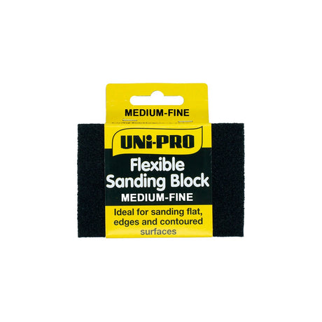 UniPro Flexible Sanding Block Medium/Fine for precise and smooth sanding without sandpaper wrapping