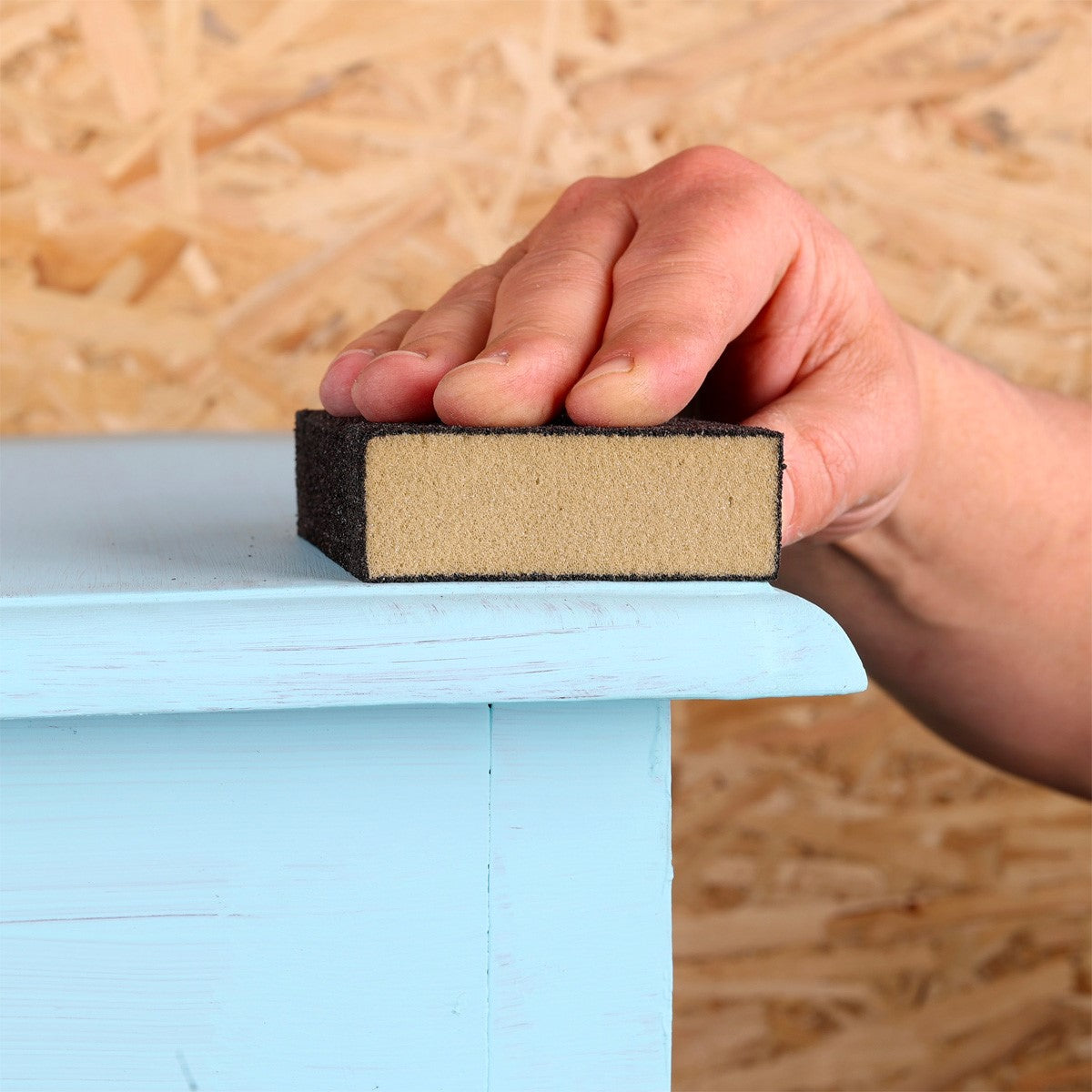 UniPro Flexible Sanding Block Medium/Fine for achieving smooth surfaces and sharp edges without sandpaper wrapping