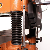 Sherwood 16in Industrial Thicknesser Helical Cutterhead in action
