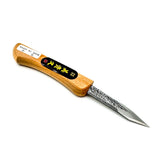 Ikeuchi Mikikichan 6 carving knives set in canvas tool roll, perfect for woodcarving enthusiasts