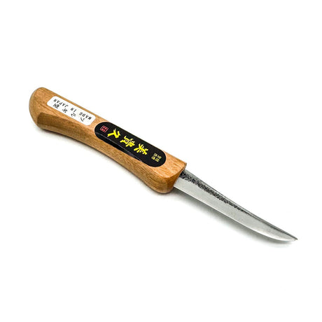 Ikeuchi Mikikichan 6 Carving Knives in Canvas Tool Roll for Woodcarving - Elegant and precise woodworking tools from Ikeuchi
