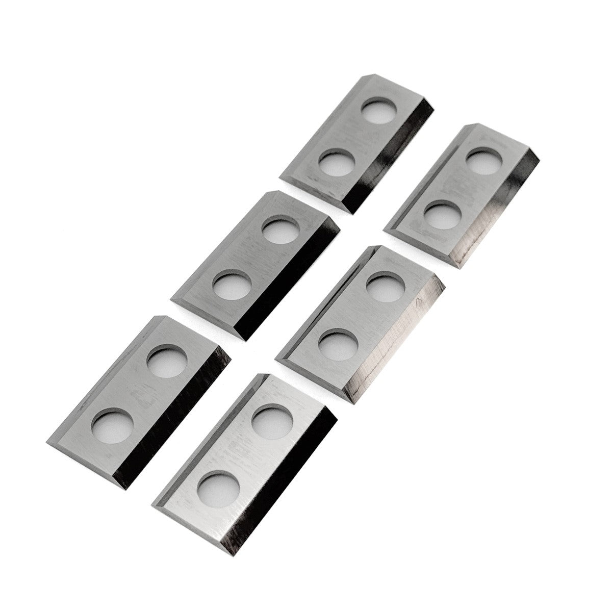 Sherwood Set of 6 Planer Blades for MB-1935 & MB-1936 TCT Knives on white background