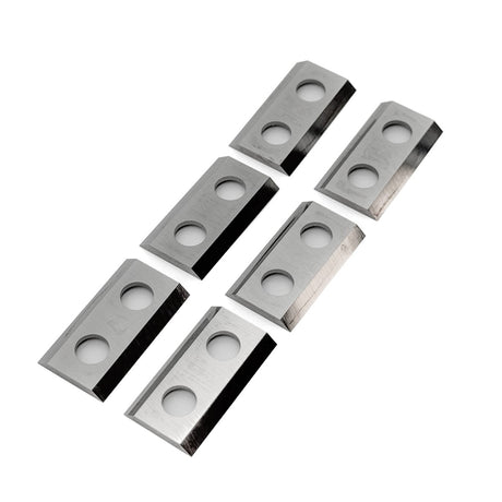 Sherwood Set of 6 Planer Blades for MB-1935 & MB-1936 TCT Knives on white background