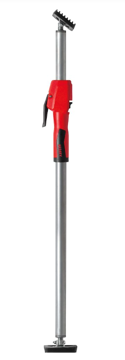 Bessey Telescopic Drywall Support at 575 - 910mm, 350kg capacity in use