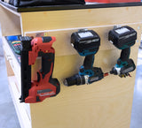 FastCap TLC Tool Bench Mount hanging tools on vertical surface
