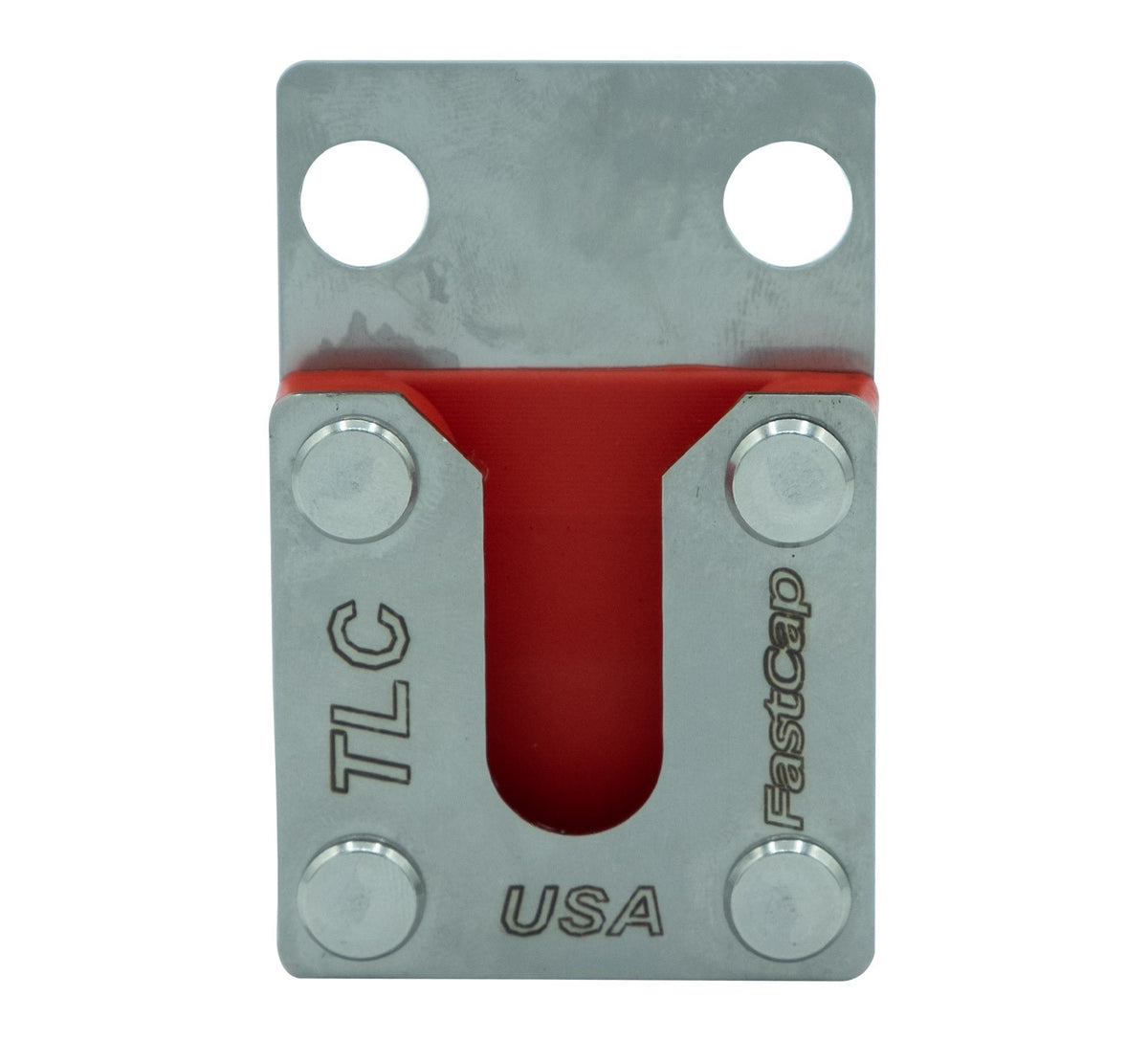 FastCap TLC Tool Lock Bench Mount securely attaches tools to vertical surfaces for easy access