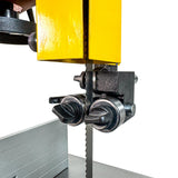 Sherwood 20in 3000W 4HP Industrial Bandsaw in action with wood cutting demonstration