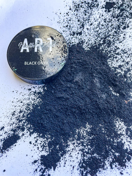 Black Onyx 50g Pearlescent Mica Powder for Epoxy Resin - Health of Mind Art