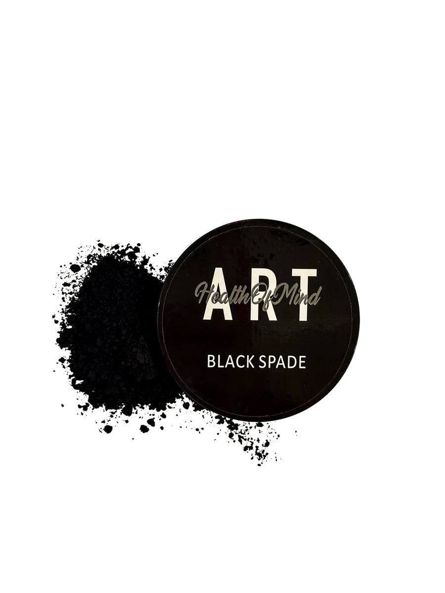 Black Spade 50g Matte Pigment Powder for Epoxy Resin in vibrant opaque pastel colour