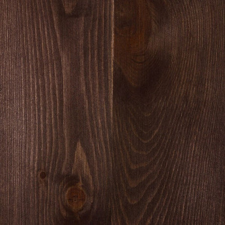 Rubio Monocoat DuroGrit Charred Black exterior oil finish on Pine wood