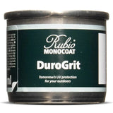 Rubio Monocoat DuroGrit Atacama Grey exterior oil finish on Pine wood surface
