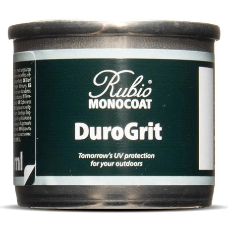 Rubio Monocoat DuroGrit Sutton Grey Exterior Oil Finish on Pine wood - 30ml bottle