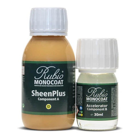 Rubio Monocoat SheenPlus 130mL Rapid Curing Satin Finish for oiled look with extra sheen