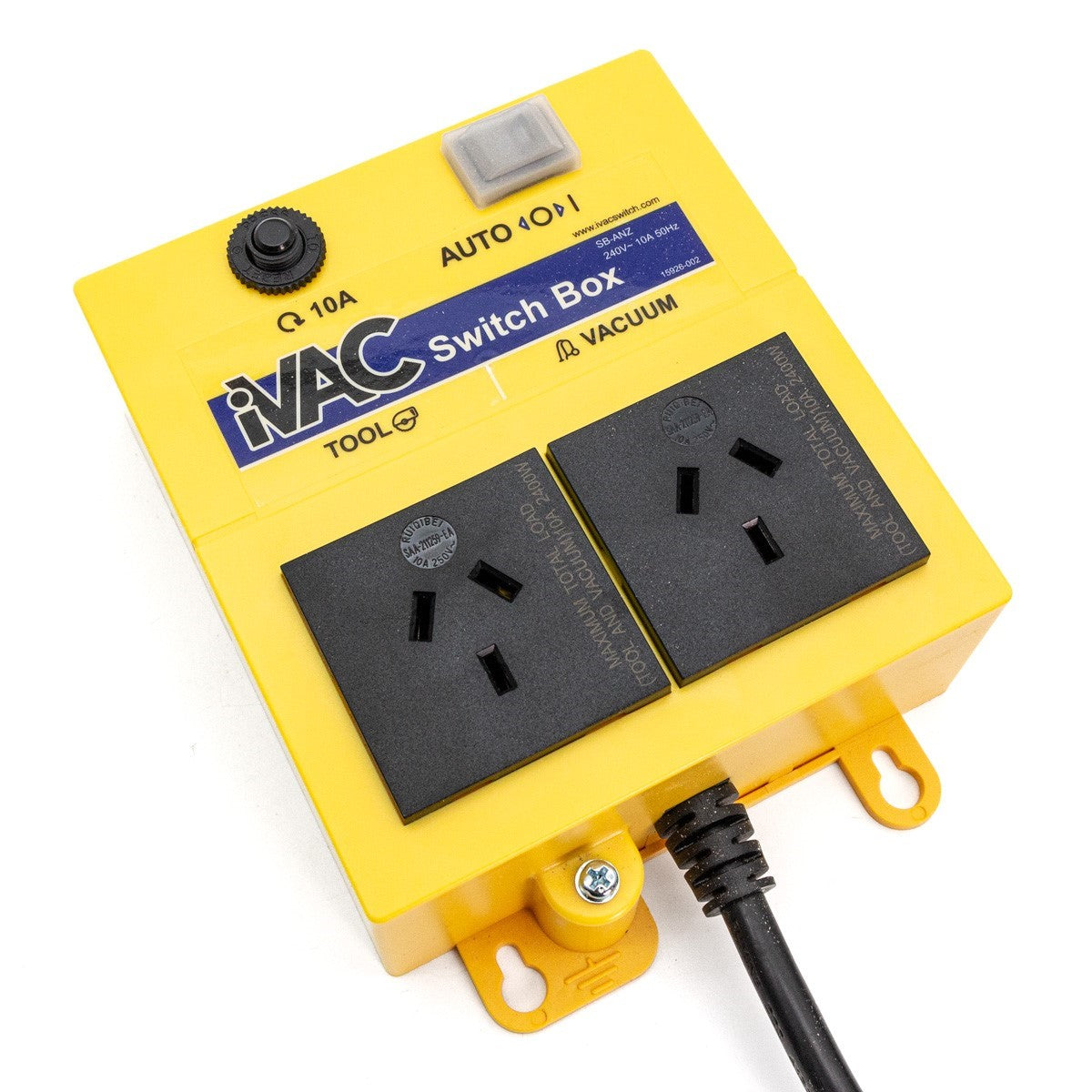 Sherwood DC-50 connected to iVac Switchbox for automated dust collection