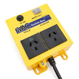 Sherwood DC-50 connected to iVac Switchbox for automated dust collection