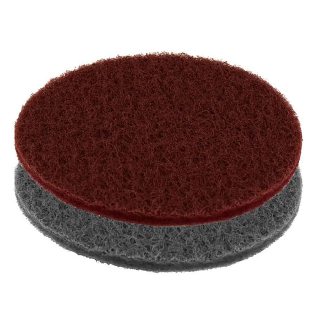 Mirka Mirlon Sanding Discs 150mm 10-Pack on Wood Surface