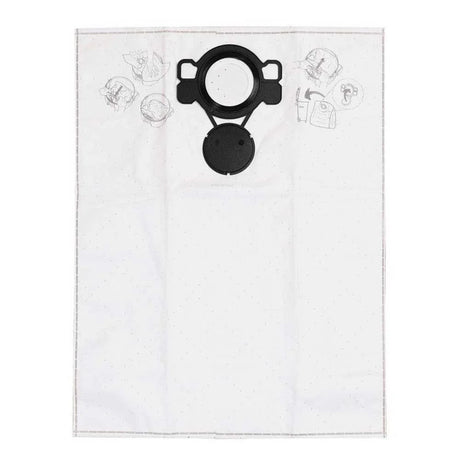 Mirka Extractor Fleece Dust Bags for DE-1025 and DE-1125 - Pack of 5, compatible with Mirka Dust Extractor