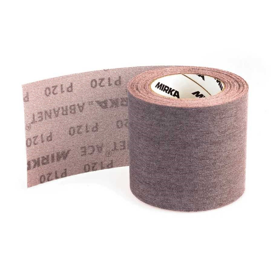 Mirka Abranet 75mm roll in action, perfect for serious sanding tasks