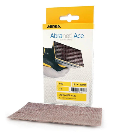 Mirka Abranet Ceramic Sanding Sheets 81x133mm Mix Coarse Pack 10 Five Grits 80 120 180 240 320 Australian Woodworking Tools Store