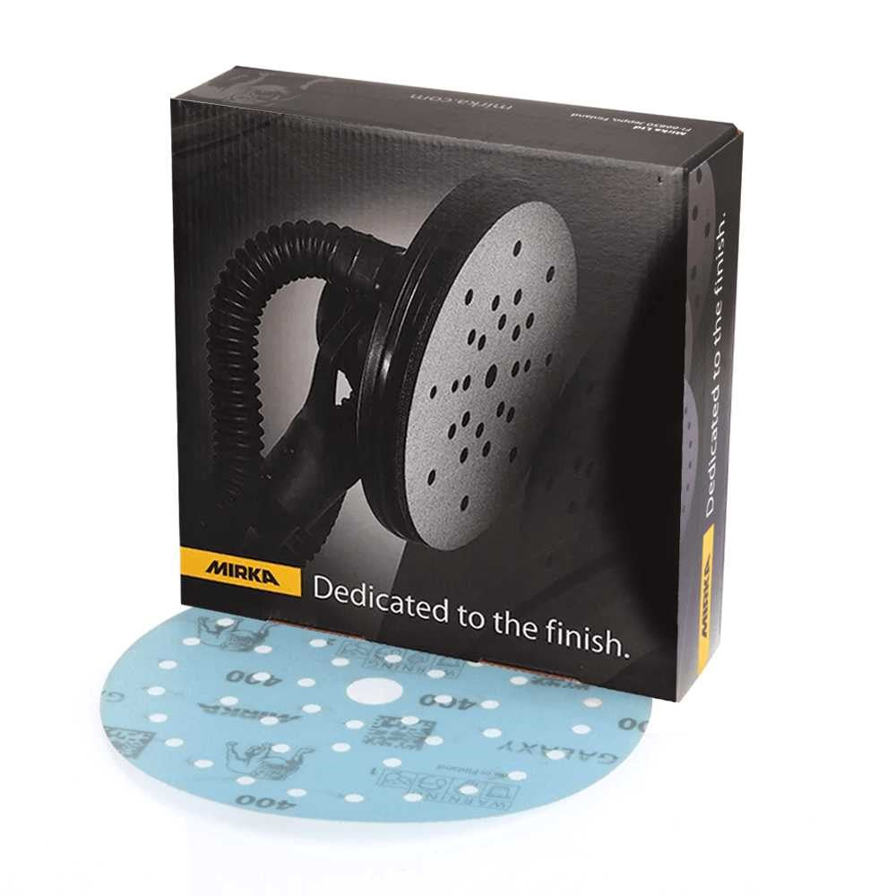 Mirka 225mm Galaxy Sanding Discs pack of 25 in packaging