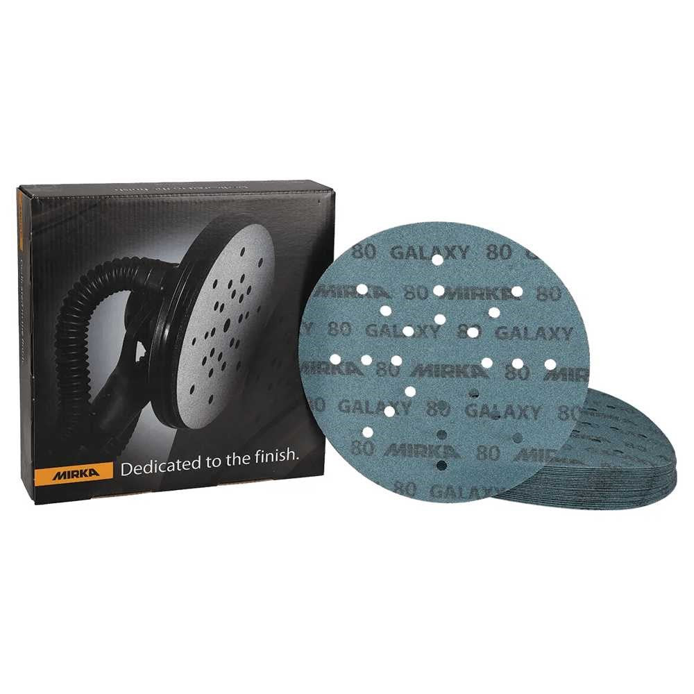 Mirka 225mm Galaxy Sanding Discs Pack of 25 in action