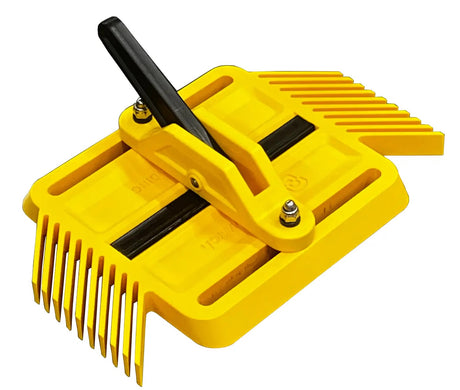 Magswitch SavR Featherboard attached to table saw with aluminum top