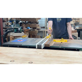 Magswitch SavR Magnetic Push Block attached to table saw