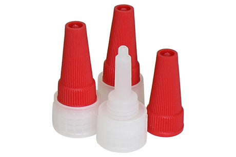 FastCap 2P-10 glue bottle replacement tips for 63ml 2oz bottle - angled view