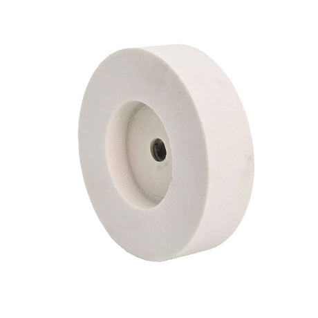 Baladonia 6in Aluminium Oxide Wheel for 24in Planer Blade Sharpener YF-624-N, ideal for cool, high-speed steel grinding