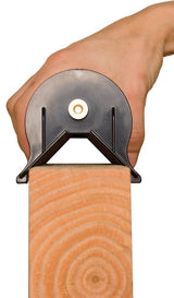 FastCap FastBreak XL Edge Sander efficiently breaks sharp melamine edges in one pass on 19-60mm material
