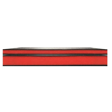 Fastcap Kaizen Foam Grey on Red 57 x 1220 x 610mm Organisational Insert in workspace