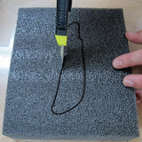 Fastcap Kaizen Foam Grey on White 30 x 1220 x 610mm insert for organized tools